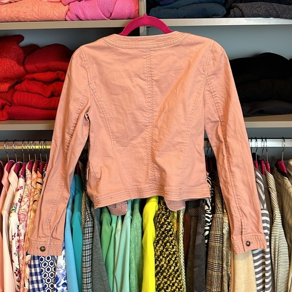 Loft pink open front blazer size 0 - Picture 3 of 3